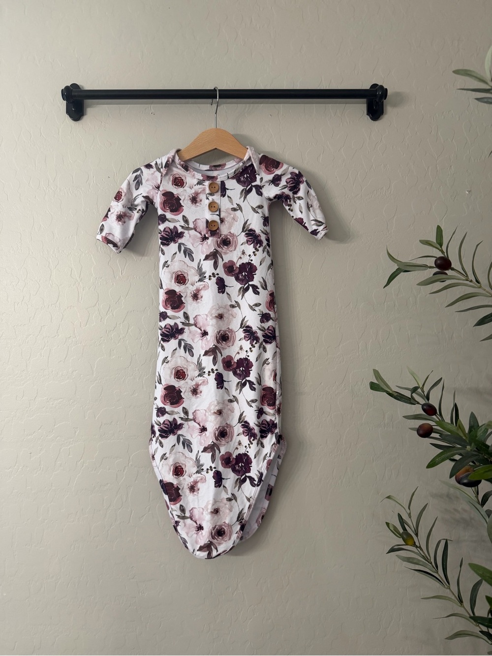 Caden Lane Floral Knotted Gown